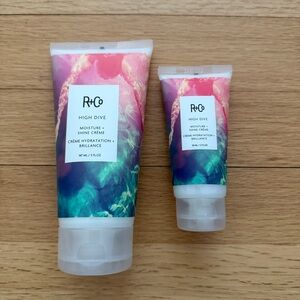 R+Co High Dive Moisture & Shine Cream Hair Treatment Mask Frizz 5 & 1.7 fl oz
